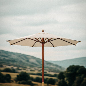 Luce 300 – Sonnenschirm 300 cm in Weiß